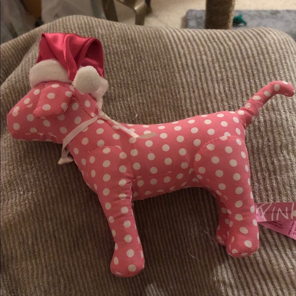 Rare Vs PINK Christmas Holiday Polkadot Mini Dog